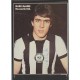 Signed picture of Mark McGhee the Newcastle United footballer